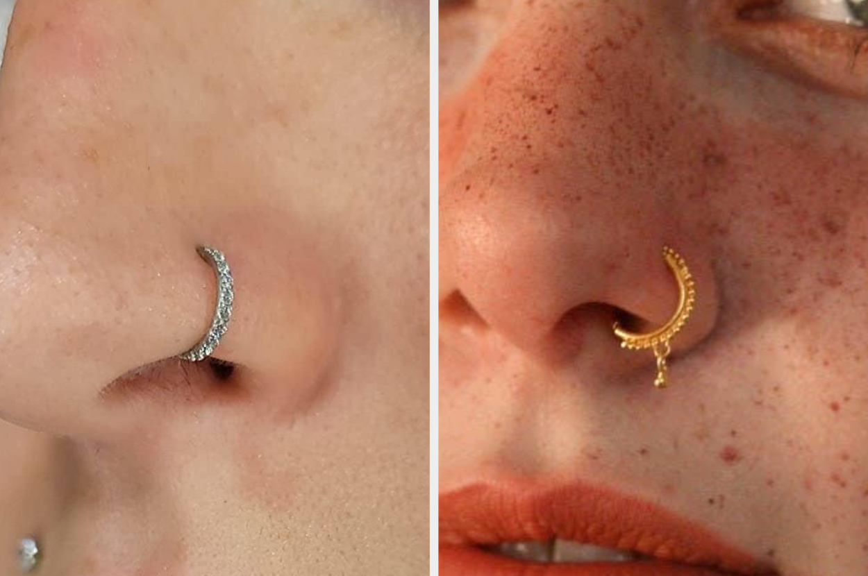 Christmas Gift Nose Stud Rose Gold Nose Stud Crystal Nose Stud Indian Nose  Ring | eBay